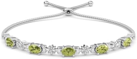 Birthstone Bracelets Charm Bolo Bracelet Adjustable Gemstone | Birthday, Gifts