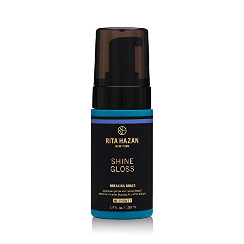Rita Hazan Ultimate True Color Shine Gloss - Boost Hair Color with Healthy Shine - Shine Gloss for Gray Hair - Deep Conditioning Glazy Hair Gloss Treatment - 3.4 oz. Hair Gloss