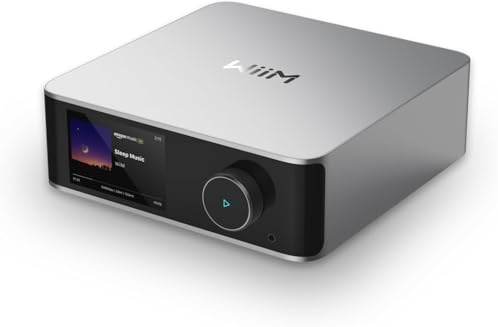 WiiM Ultra Hi-Res Music Streamer with Touchscreen & ESS DAC, Silver | Wi-Fi Streaming, RoomFit Correction, HDMI ARC, Phono Input & Multi-Room Audio