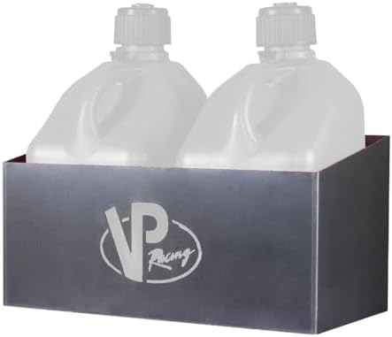 VP Racing Fuels 3050 Aluminum Storage Rack for 5 Gallon Motorsport Containers. Bottomless Storage Rack Features VP Logo Cut-Out. Rack is Mountable.