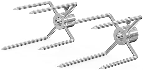 onlyfire Universal Rotisserie Kit BBQ Grilling Accessory Kit for Gas Grills | Fits Most 2 to 4 Burners Gas Grills