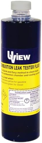 UView 560500 Combustion Leak Tester Fluid Replacement, Color Change Indicator, Gasoline and Diesel Compatible, Positive Leak Detection