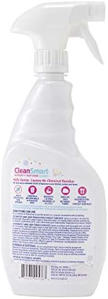 CleanSmart Nursery & High Chair Cleaner, Hypochlorous Acid, 23 oz (2 pack) | Naturally Kills 99.9% of Viruses like RSV and Flu, Zero Residue