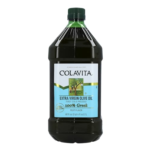 Colavita 100% Greek Extra Virgin Olive Oil, (68 fl oz) Plastic Jug, 2 Liter