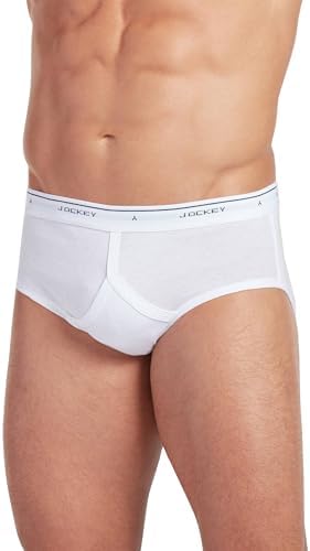 Jockey Classic Low Rise Brief- 6 Pack - 100% Cotton Underwear for Men