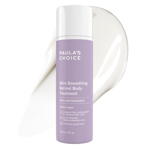 Paula's Choice Retinol Skin-Smoothing Body Lotion Treatment, 4 Fl Oz | Anti-Aging Body Moisturizer with Shea Butter, Vitamin C & E for All Skin Types