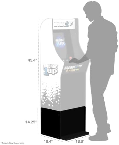Arcade1Up Classic SE Riser, 14.25-Inch Lift for Arcade Machines | Raises Arcade Machines to Comfortable Full-Size Height for Gameplay