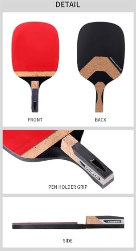 Champion Perform-P Middle Class Penholder Table Tennis Racket Ping Pong Racket