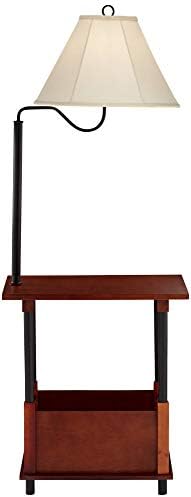 Marville 55" Mission End Table Floor Lamps Set of 2 Living Room