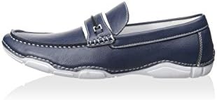 Kenneth Cole Reaction Men's Vic-Tour-Y Casual Slip-On, Blue, 8.5 M US