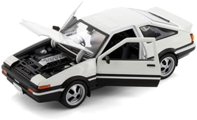 Toyota Sprinter Trueno AE86 37916-1/24 Scale Diecast Model Car (White)