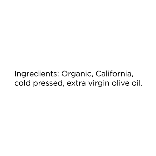O California Organic Extra Virgin Olive Oil | First Cold Pressed | USDA Organic Certified | 100% California-Grown Arbosana