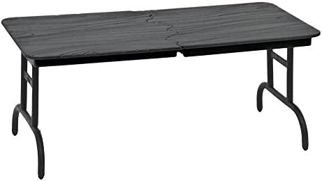 Black Breakable Table for Wrestling Action Figures | Create Reusable Table Crashes with a 6.5-Inch Black Breakaway Table That Reassembles After Impact