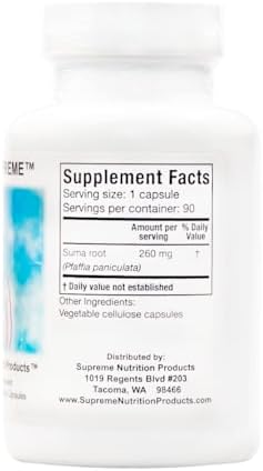 Supreme Nutrition Endo Supreme, 90 Pure Suma Root Vegetarian Capsules