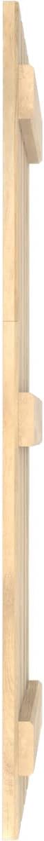 15 1/2"W x 72"H Americraft Four Board (3 Batten) Exterior Real Wood Spaced Board-n-Batten Shutters (Per Pair), Unfinished