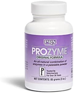 PRN Pharmacal ProZyme Enzyme Replacement Supplement - Natural Digestive Aid Veterinary Enzyme Formula - Plant Based for Pet Digestive Health - 200 g