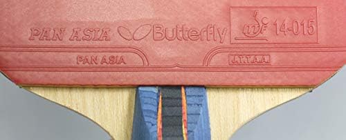 Butterfly Nakama S-9 Table Tennis Racket – ITTF Approved Ping Pong Paddle – Pan Asia Table Tennis Rubber and Thick Sponge Layer Ping Pong