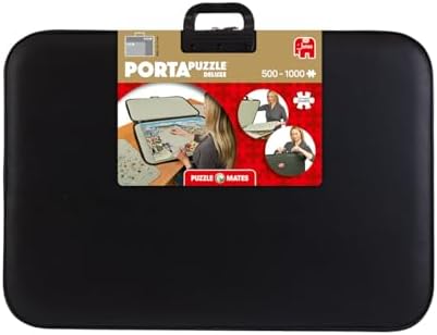Jumbo, Puzzle Mates, Portapuzzle Deluxe - Standard 1, 000 Piece Jigsaw Storage Board Case, Jigsaw Puzzle Accessories