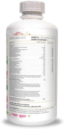 Actif Organic Bariatric Liquid Support With 25+ Organic Vitamins And Minerals For Bariatric Surgery, Advanced Formula, Non GMO, 32 Oz
