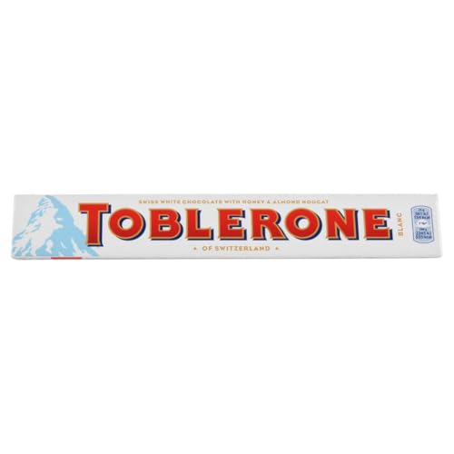 Toblerone White Chocolate, 3.52-Ounce Bars (Pack of 12)