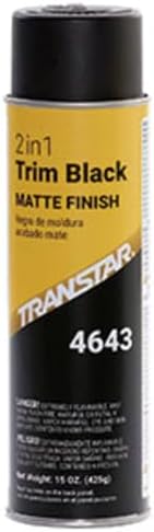 Transtar 4643 Matte Black 2-in-1 Trim Coating - 15 oz.
