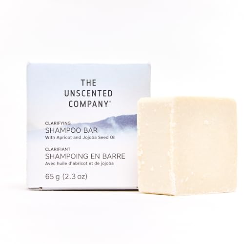 The Unscented Company Clarifying Shampoo Bar, For Fine to Wavy Hair Types, 2.3 oz (65 g)