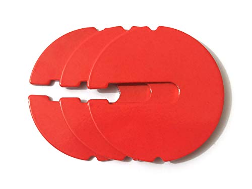 Table Inserts for 14" Band Saws or Scroll Saws, Pack of 3 | Diameter: 2.5 in, Thickness: 0.1 in