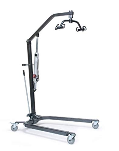 Lumex LF1030 Hydraulic Patient Lift – Manual 6-Point Transfer Aid for Safer Home & Facility Care, 400 lb Capacity