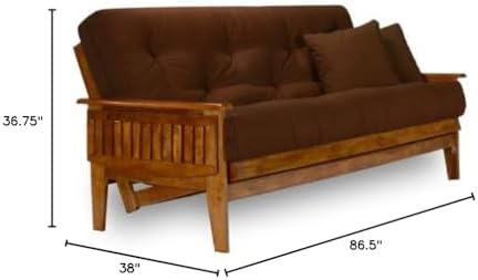 Eastridge Futon Frame - Queen Size (Frame Only), Solid Hardwood