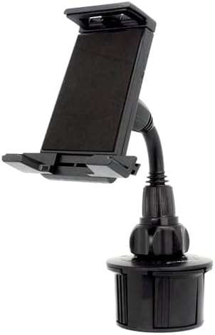 Bracketron Car Cup Holder Mount for Phablet-Style Smartphone & Tablet TomTom Magellan iPhone X 8 Plus iPad Samsung Galaxy Tab S4 S3 Microsoft