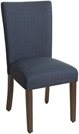 HomePop Parsons Dining Chair - Red & Gold Damask (Single Pack)