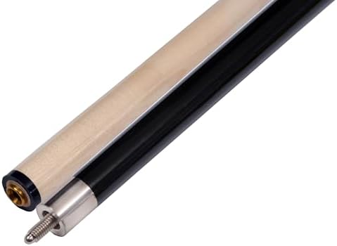 Accuplay Billiards 58" - 2 Piece Break Pool Cue Stick Made of Hardwood Canadian Maple - 23 Ounce Choose Black, Red, Green or Blue