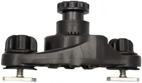 YakAttack HD LockNLoad Track Mount Base | Dual MightyBolt System for Kayak Rod Holders