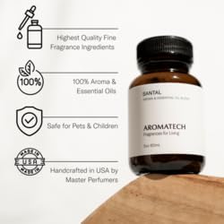 AromaTech Noir Premium Aroma Oil – Bold & Luxurious Home Fragrance with Notes of Cedarwood, Musk, Fig & Black Tea for Scent Diffusers, Cold-Air and UltraSonic Scent Machines (10 mL)
