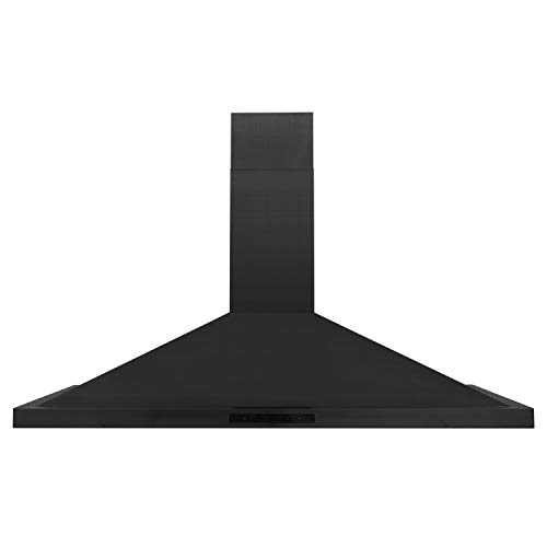 ZLINE Convertible Vent Wall Mount Range Hood in Black Stainless Steel (BSKBN) (42)