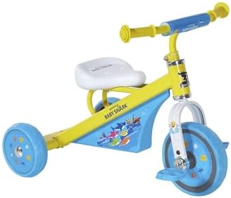 Dynacraft Baby Shark Trike for Kids – Fun and Colorful Design, Sturdy and Safe, Perfect for Toddlers Learning to Ride, Easy to Assemble