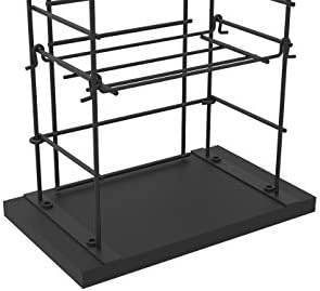 FixtureDisplays CD Tower Media Rack DVD Organizer Video Game Blu Ray Storage Holds 176 Single CDs 18469