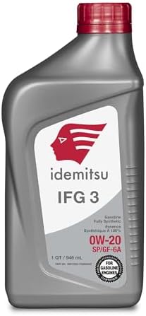 Idemitsu Full Synthetic 0W-20 Engine Oil SP/GF-6-1QT