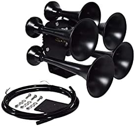 HornBlasters Smooth Black 5 Trumpet Katrina Train Horn