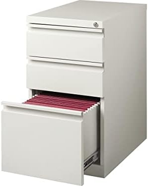 Staples 3-Drawer Vertical File Cabinet, Letter Size Documents, Lockable, 19.88" D x 15" W x 27.75" H, Black