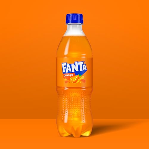 Fanta Orange Soda Soft Drink Bottles, 16.9 fl oz, 6 Pack