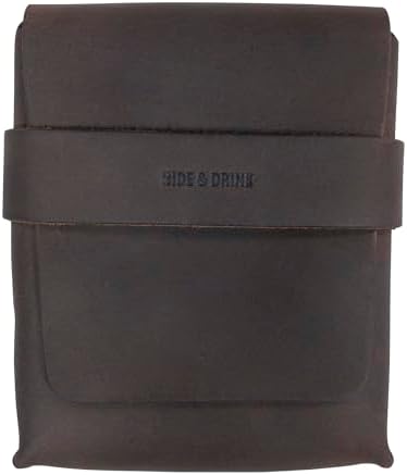 Hide & Drink, Card Organizer Pouch, Holds Up to 12 Cards Plus Folded Bills, Coin Holder, Vintage Case, Stylish Accessories, Full Grain Leather