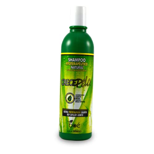 Crece Pelo Natural Hair Growth Duo – Phytotherapeutic Shampoo & Rinse Combo Set – Boosts Growth