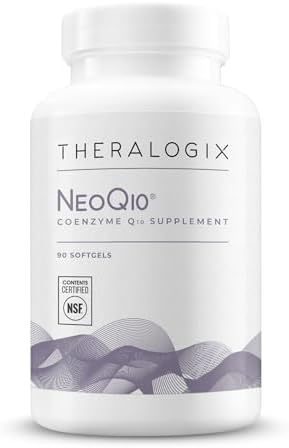 Theralogix NeoQ10 Coenzyme Q10 Supplement - Heart Health & Fertility Support - CoQ10 Fertility Supplement for Men & Women* - NSF Certified - 90