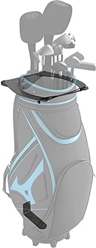 Koova Golf Bag Storage Rack | Sturdy Metal Wall Mount Garage Organizer for Golf Clubs | Fits Any Size Cart or Stand Bag | Easy Install & Use