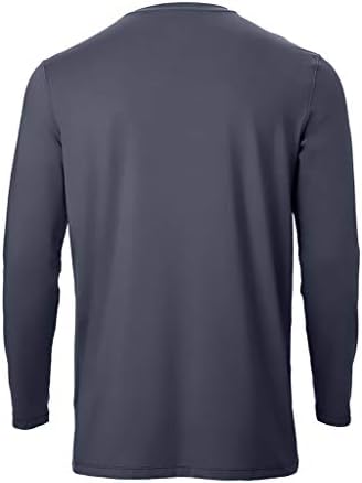 Arctic Cool Men’s Crew Neck Instant Cooling Pocket Workwear Moisture Wicking Performance UPF 50+ Long Sleeve Shirt