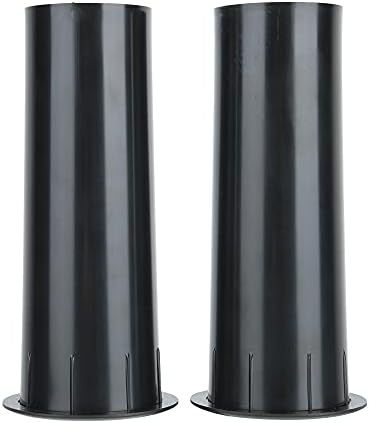 Acogedor Speaker Port Tubes for Bass Enhancer, Subwoofer Air Ports Repalcement & DIY Parts 50mm x 141mm Speaker Cabinet Port Tube, 2-Pack(Black)