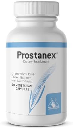 Graminex Prostanex Prostate Supplement: 90 Vegetarian Capsules | Flower Pollen Extract
