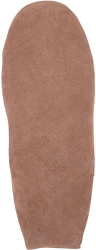 SNUGRUGS Men's Alfie Wool Lined Suede Sole Moccasin Slipper, Light Brown, 11 US
