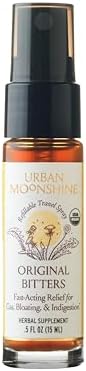 Urban Moonshine Original Digestive Bitters - Debloat - Gut Health - 2 Fl Oz | Fast-Acting Bitters for Digestion - Relieves Occasional Heartburn & Indigestion - Appetite Regulation - Certified Organic